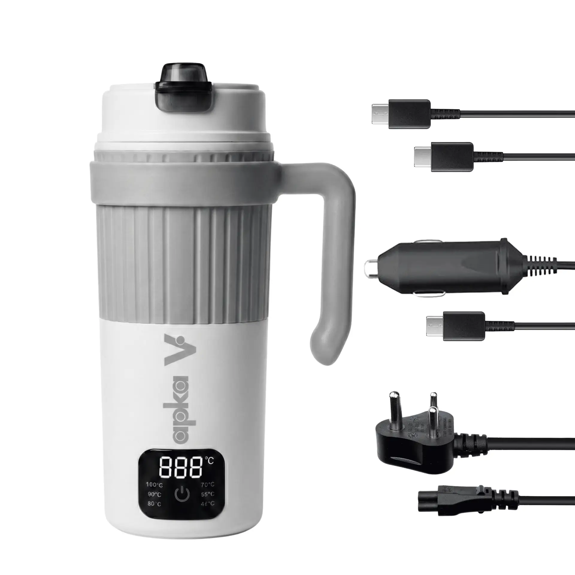 v mug kettle | portable hybrid electric water heater: car, train, home | 12 240v